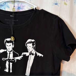 POP-CULTURE T-SHIRT - PULP FICTION DR 10 11 - T-Shirt Sz S - BLACK